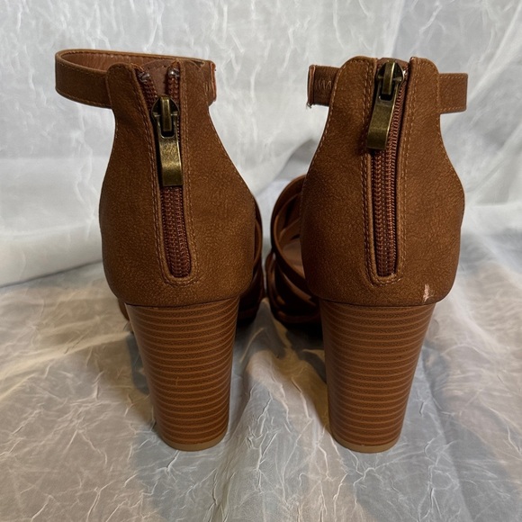 Maurices Tan Strappy Heels - Picture 3 of 4
